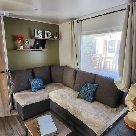 Mobil-home Climatise A Valras Dans Le 4 Etoiles Les Sables Du Midi A 800m De La Campsite
